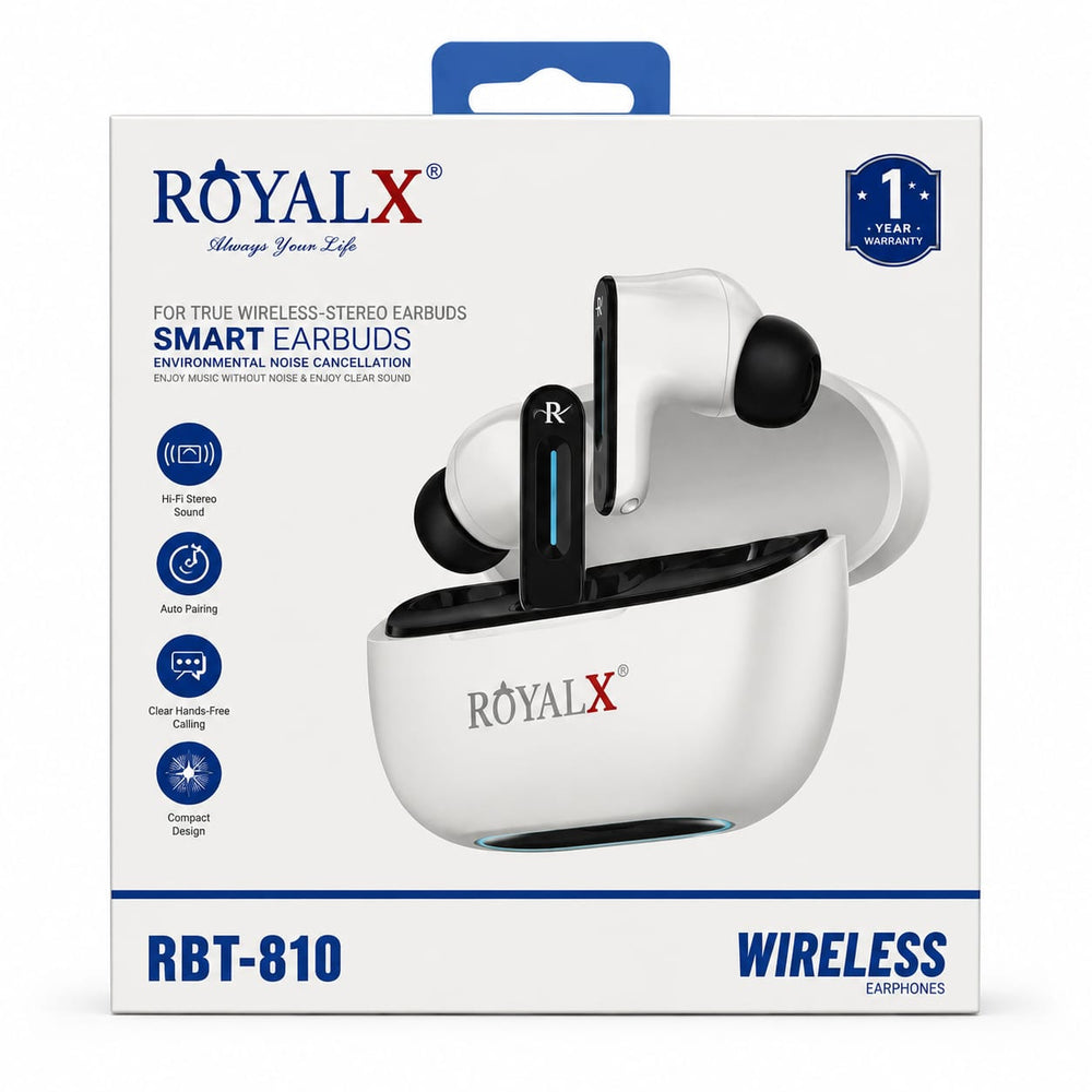 ROYALX RBT-810 Wireless Earbuds